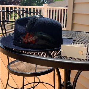 NWT ✨ Tory Burch Feather Fedora Hat